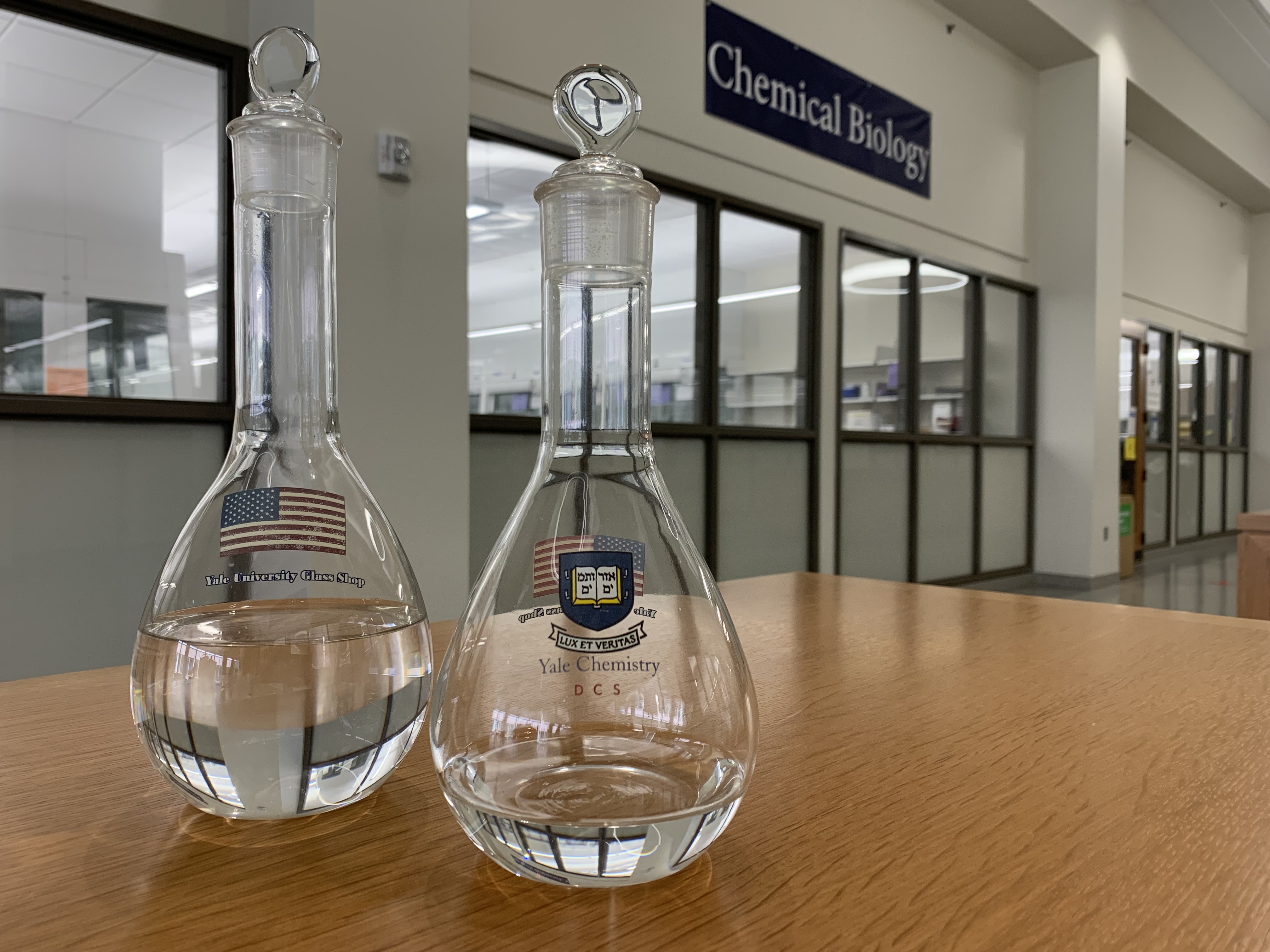 Flat Bottomed Flasks, Sterling Chemistry Laboratory Teaching Spaces