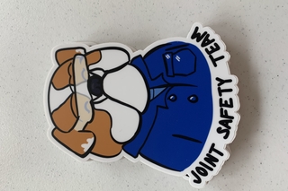 sticker of bulldog