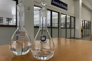 Flat Bottomed Flasks, Sterling Chemistry Laboratory Teaching Spaces