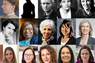 collage women's portraits