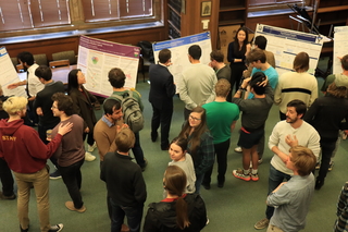 library room people and posters