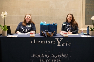 registration table and staff