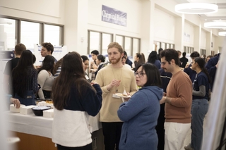 students in poster session