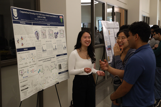 students at poster session