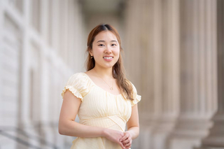 person in yellow dress