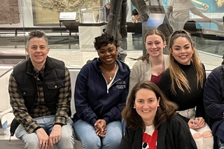 group of people sitting