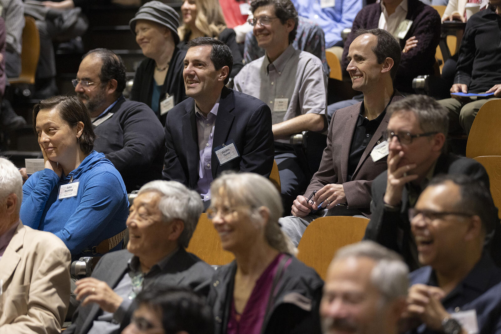 people in audience